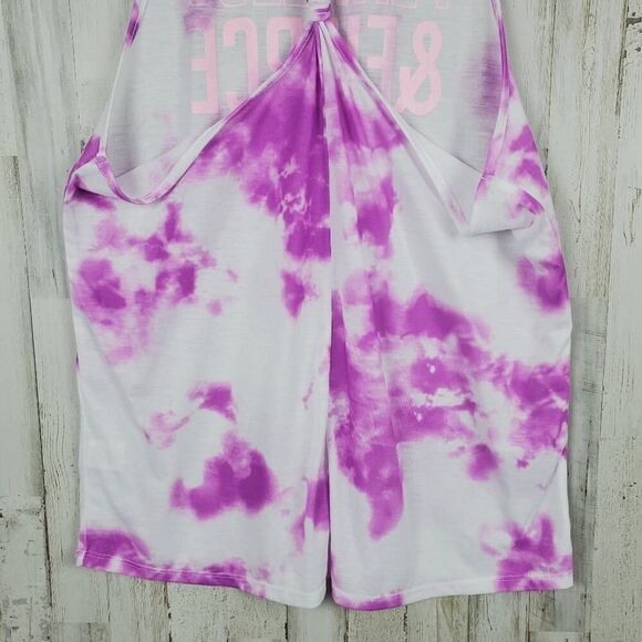 SO Tie Dye Twist Back Tank Top Size XL - Picture 9 of 9
